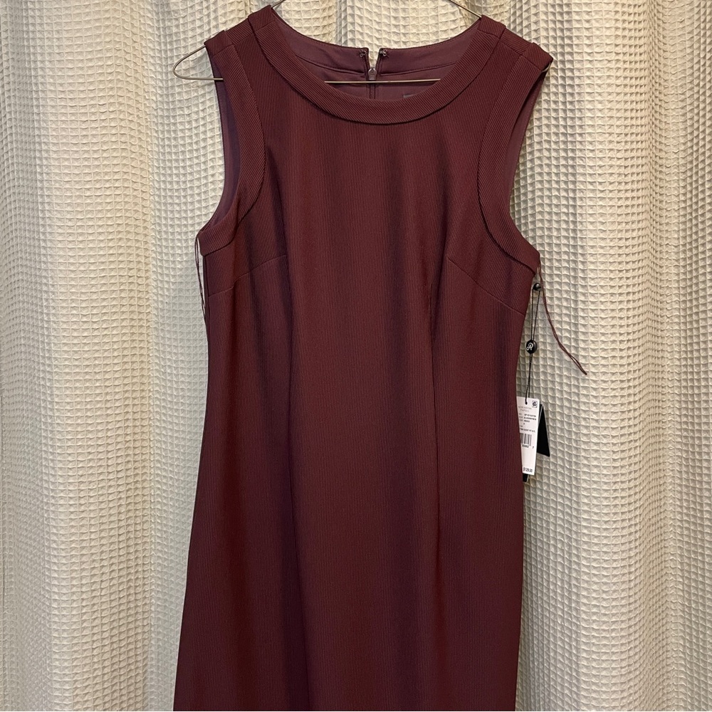 Adrianna Papell Sleeveless Burgundy Dress- NWT Size 6​​